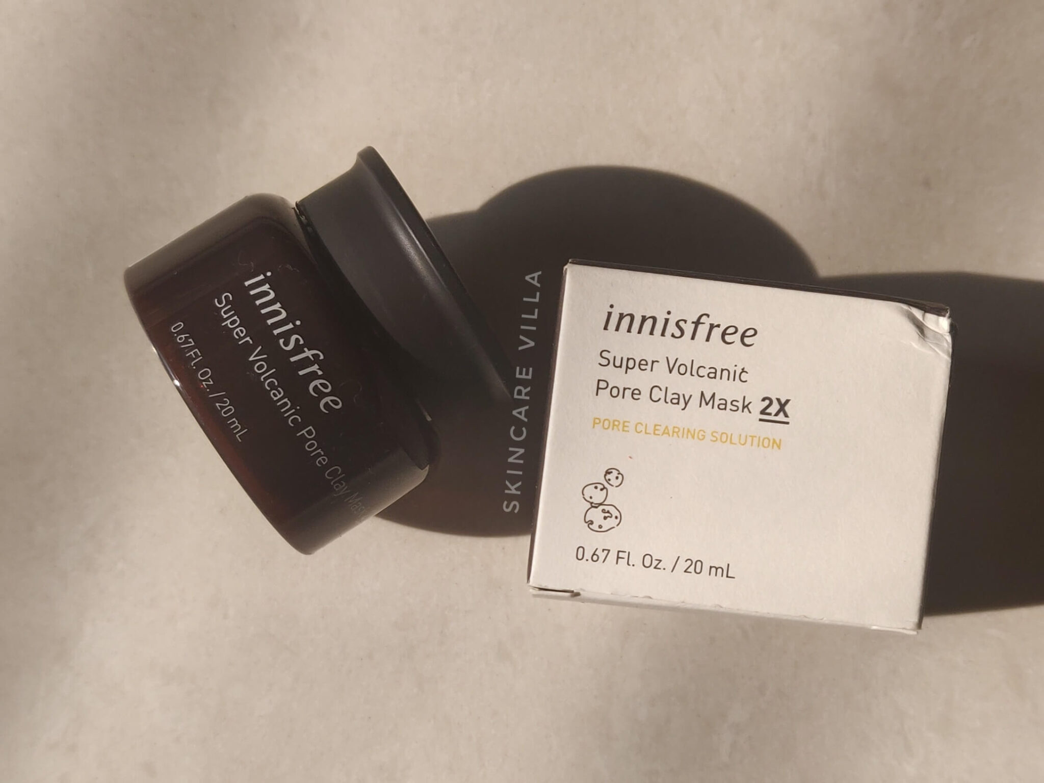 Innisfree Super Volcanic Pore Clay Mask 2X Review Skincare Villa