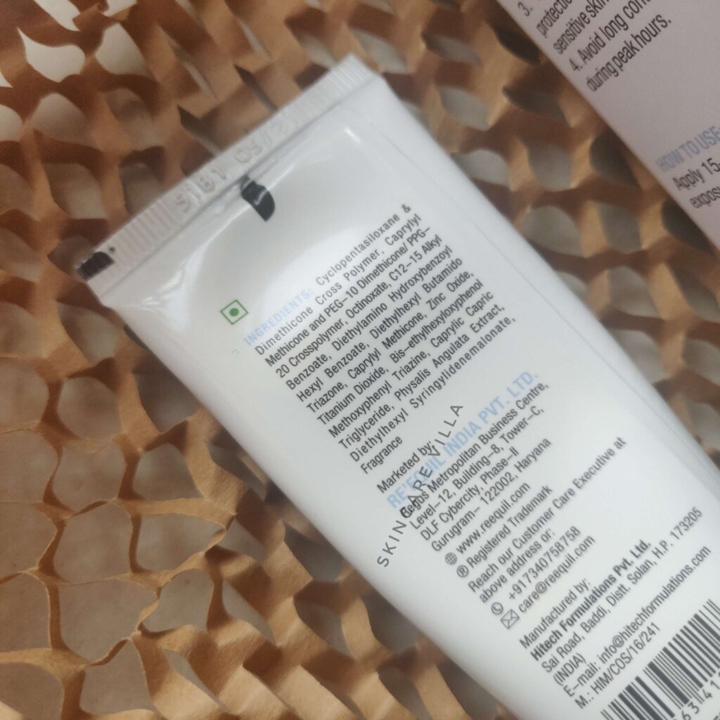Re’equil Sunscreen Review