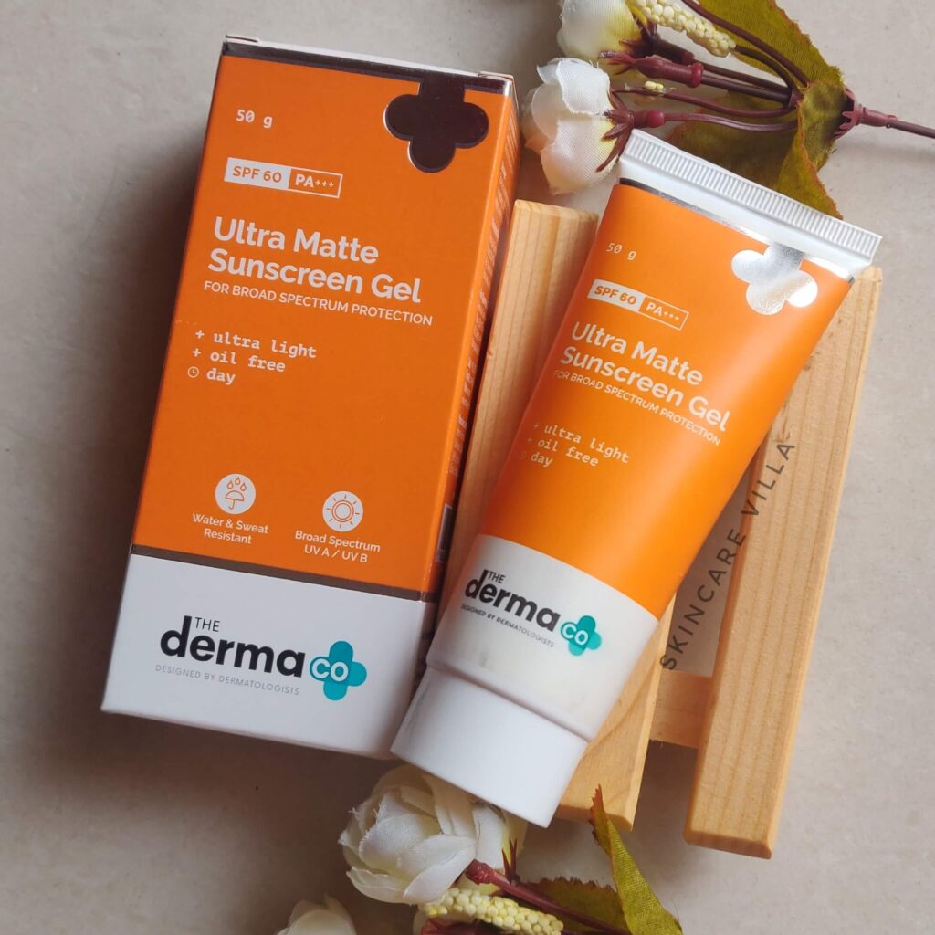 Derma Co Ultra Matte Sunscreen Gel Review