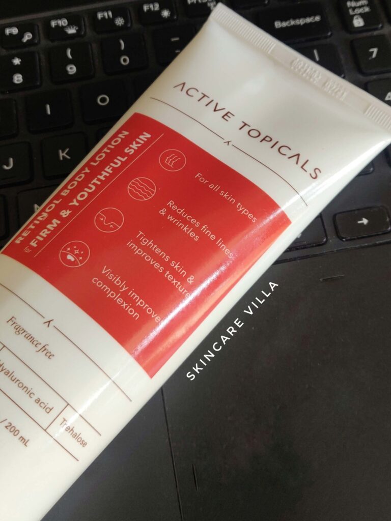 Active Topicals Retinol Body Lotion Review