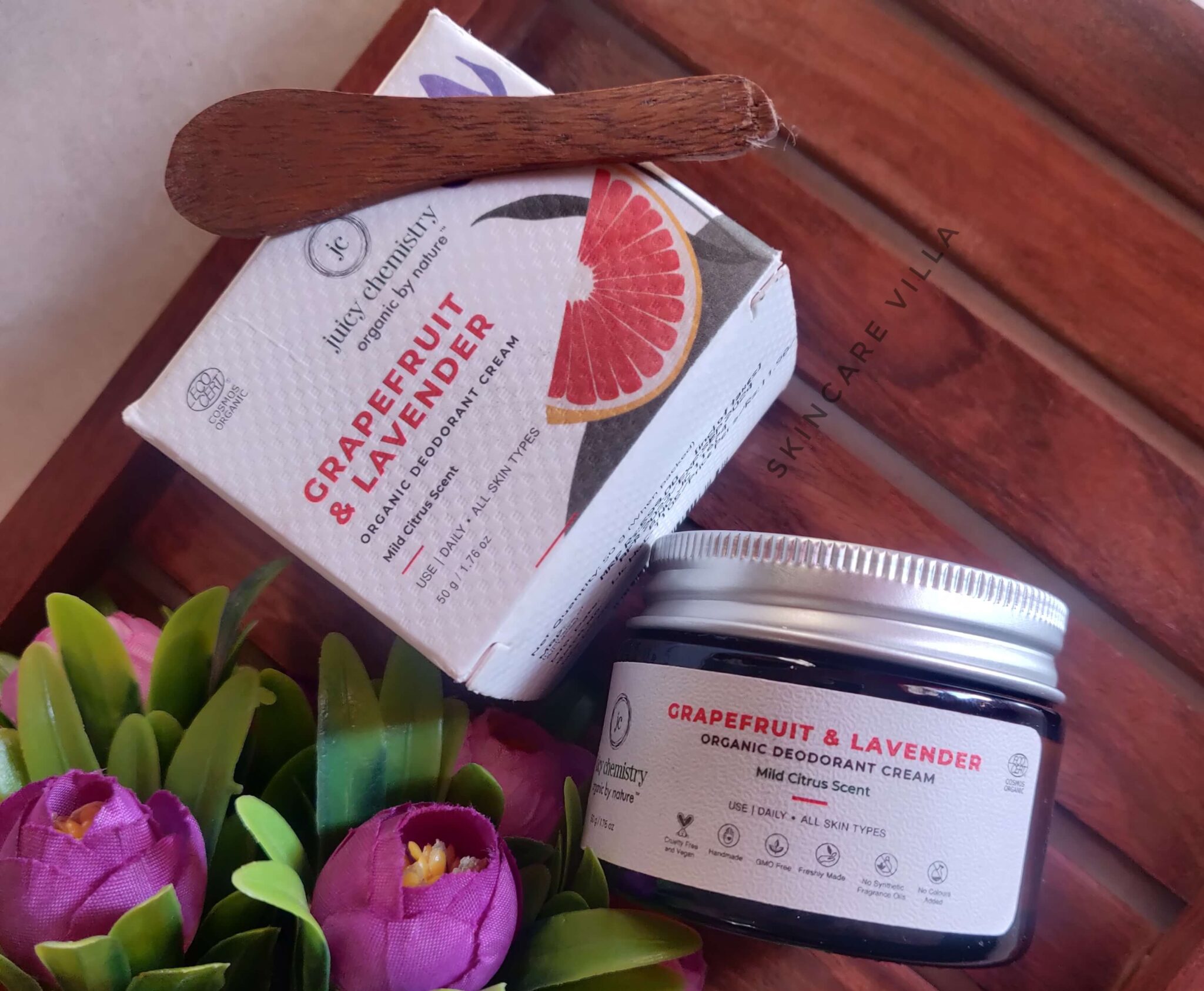 Juicy Chemistry Grapefruit & Lavender Organic Deodorant Cream Review